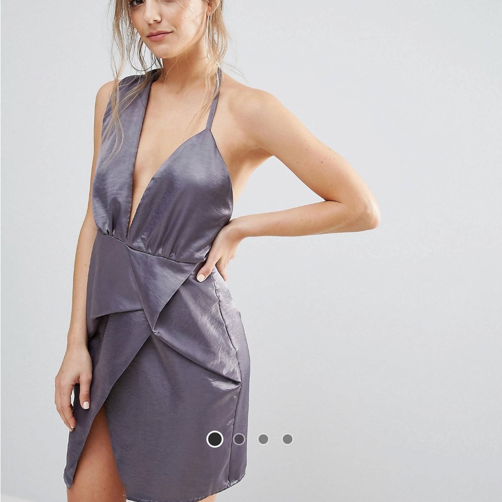 Silver Night Life Dress- Size Large